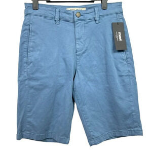 Mavi Jeans Shorts Mens 28 Blue Mike 11" Inseam Casual Twill Chino NWT